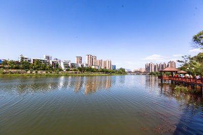幸福的广元,湿地公园就在家门前