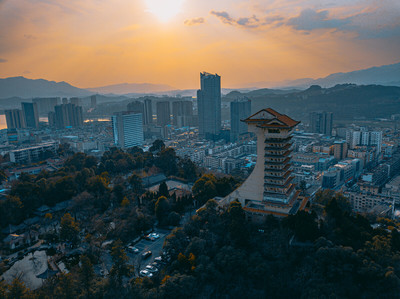 广元地标凤凰楼